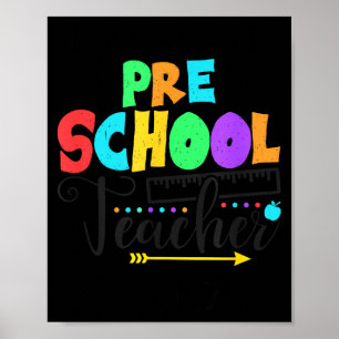 Poster Citation drôle courte de professeur d'école matern