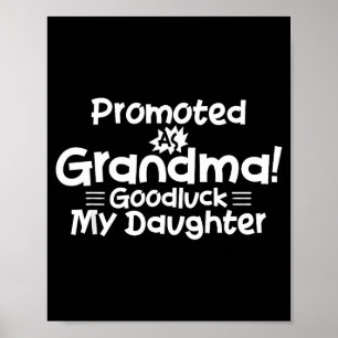 Poster Citation drôle de nouvelle grand-mère Promotion Gr
