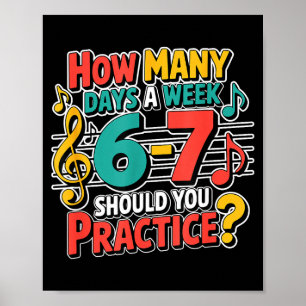 Poster Citation drôle de professeur de groupe de musique
