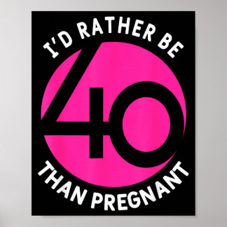 Poster Citation drôle et sarcastique pour un 40e annivers