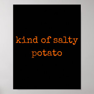 Poster Citation drôle et sarcastique un peu salée pour lu