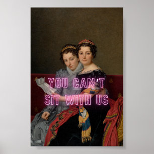 Poster citation drôle sassy art vintage altéré art