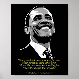 Poster Citation du président Barack Obama