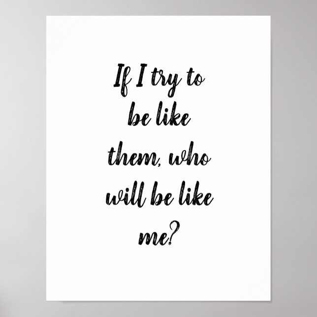 Poster Citation du proverbe juif *motivationnel* (Devant)