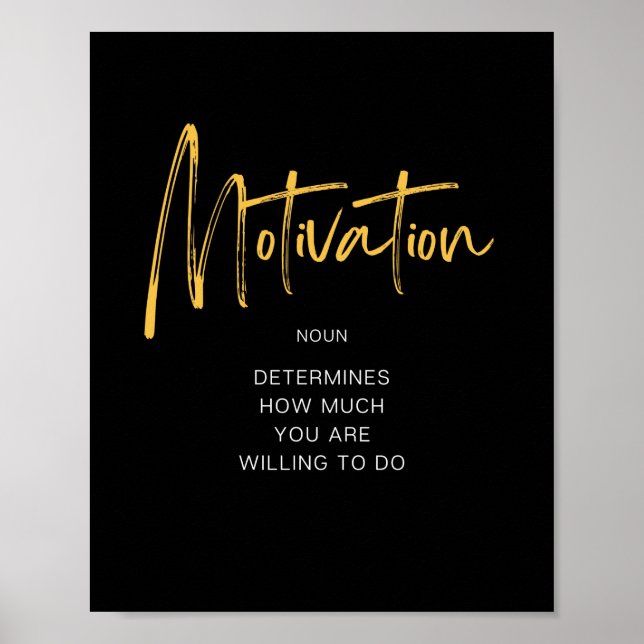Poster Citation inspirante (Devant)