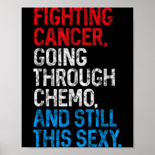 Poster Citation Inspirante de Lutte Contre le Cancer Drôl