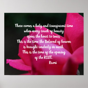 Poster Citation Inspirante du ciel sur la terre