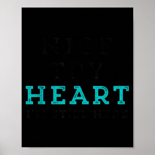 Poster Citation Inspirante Essayer C'est Beaucoup Coeur I