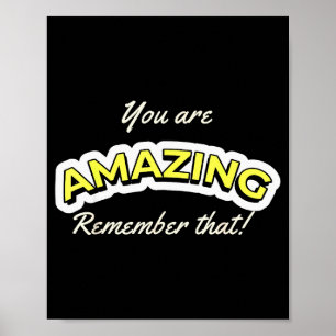 Poster Citation Inspirante Incroyable Dire Motivation