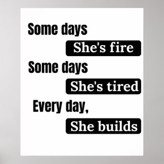 Poster Citation Inspirante pour les Femmes