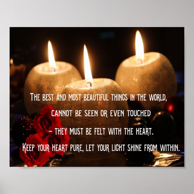 Poster Citation inspirante sur la vie et le bonheur (Devant)