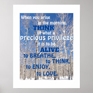 Poster Citation Inspirante Tournesols de Trembles dans la