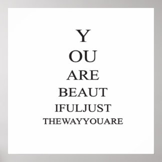 Poster Citation Inspirational Beauty Love