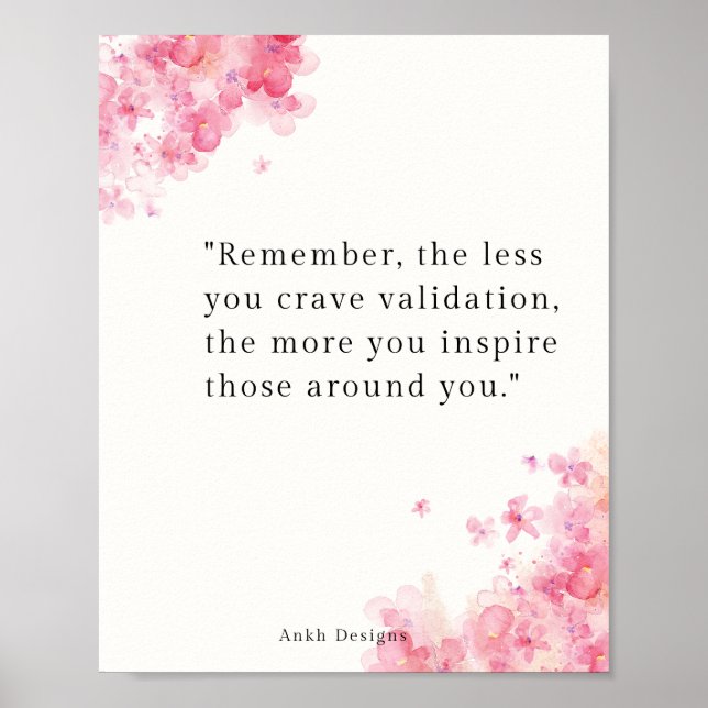 Poster Citation Inspirationnelle - Arrêter de rechercher  (Devant)