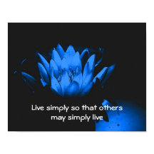 Citation Inspirationnelle Blue Lotus Simplicity