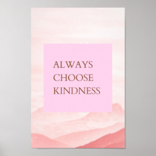 Poster Citation Inspirationnelle Choisissez toujours la g