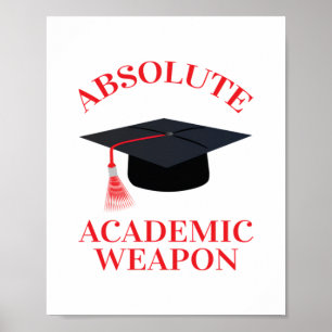 Poster Citation Inspirationnelle De L'Arme Universitaire 