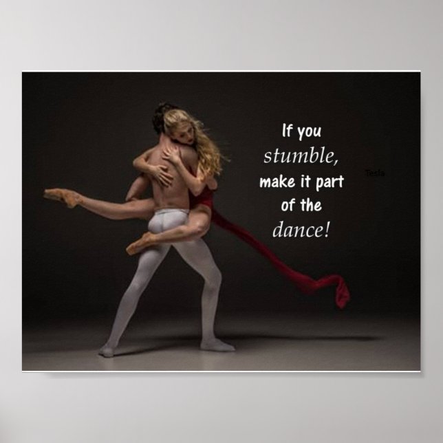 Poster Citation Inspirationnelle et Motivationnelle Balle (Devant)