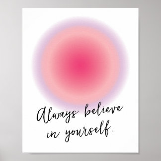 Poster Citation Inspirationnelle Positive Ado personnalis