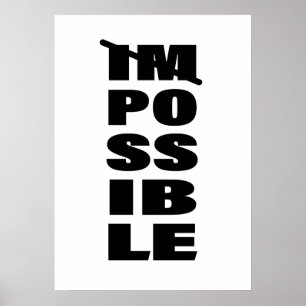 Poster Citation Inspirationnelle Possibilités infinies Ci