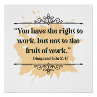 Citation inspirée de la Bhagavad Gita dans un styl