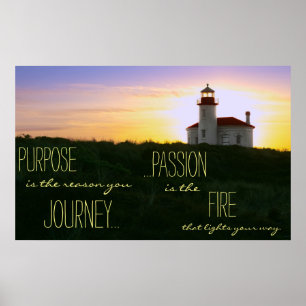 Poster Citation inspirée de phare