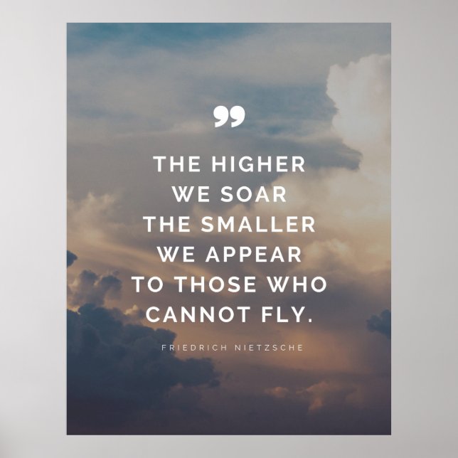 Poster Citation Ispirationniste Friedrich Nietzsche (Devant)