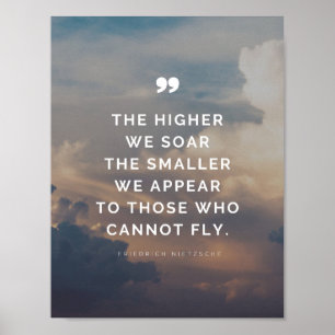Poster Citation Ispirationniste Friedrich Nietzsche