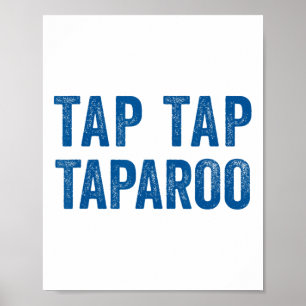 Poster Citation motivante de hockey Tap Taparoo Hommes Fe