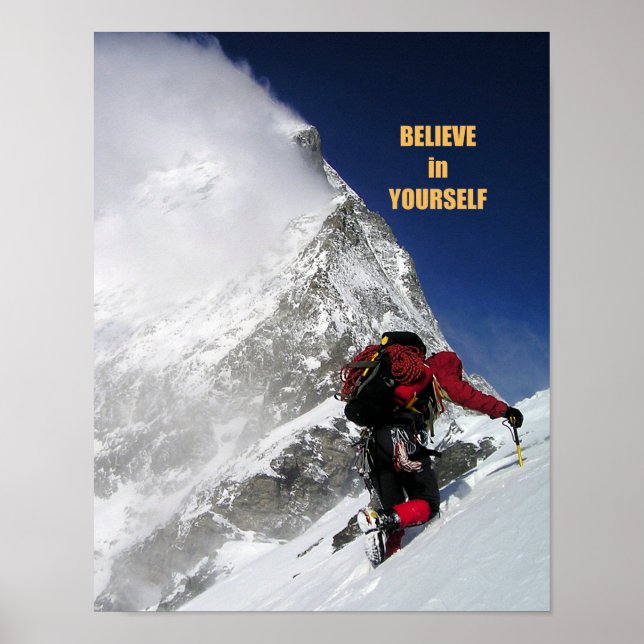 Poster Citation motivante du succès (Devant)