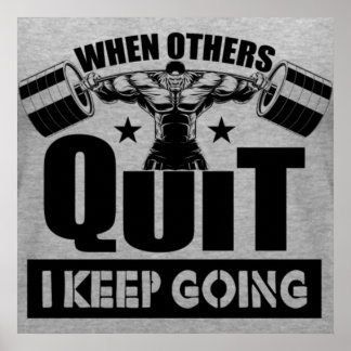 Poster Citation Motivation Fitness Gym Fitness