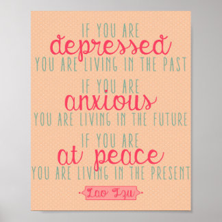 Poster Citation Motivationnelle Lao Tzu Imprimer - 8 x 10