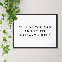 Citation Motivationnelle Minimaliste Moderne