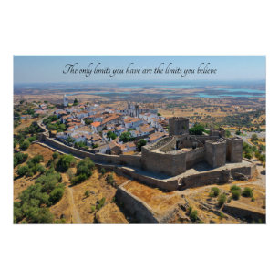 Poster Citation motivationnelle - Monsaraz, Portugal