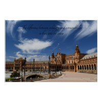 Citation Motivationnelle - Plaza De Espana, Sevill