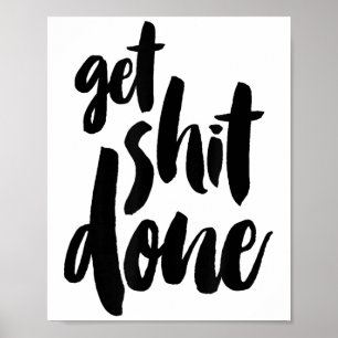 Poster Citation motivationnelle pour adultes Faites ce qu