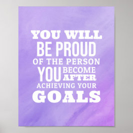 Poster Citation Motivationnelle Sur La Réalisation De Vos
