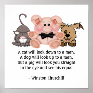 Poster Citation PIG de Winston Churchill