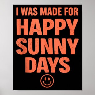 Poster Citation positive gras été esthétique souriant heu