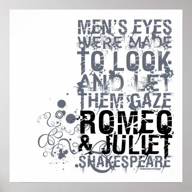 Poster Citation Romeo & Juliet Men (Devant)