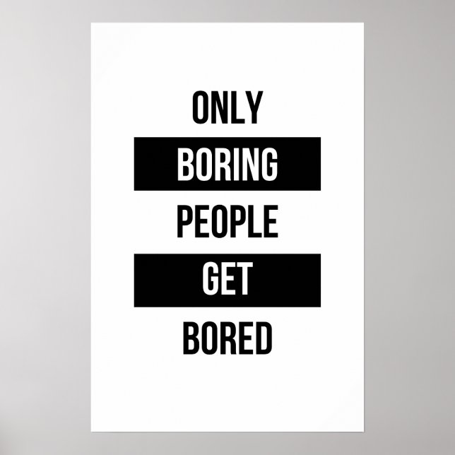 Poster Citation sarcastique audacieuse SEULS les gens enn (Devant)