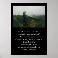 Citation sur la solitude avec une image d'introduc