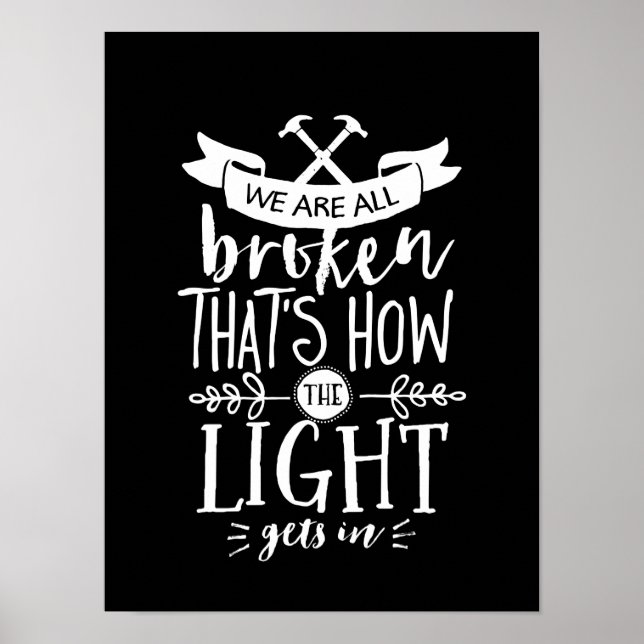 Poster Citation Sur La Vie Inspirationnelle Nous Sommes T (Devant)