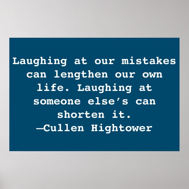 Poster Citation sur l'humilité (Devant)