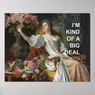 Poster Citation texte enrichissante + Portrait Vintage