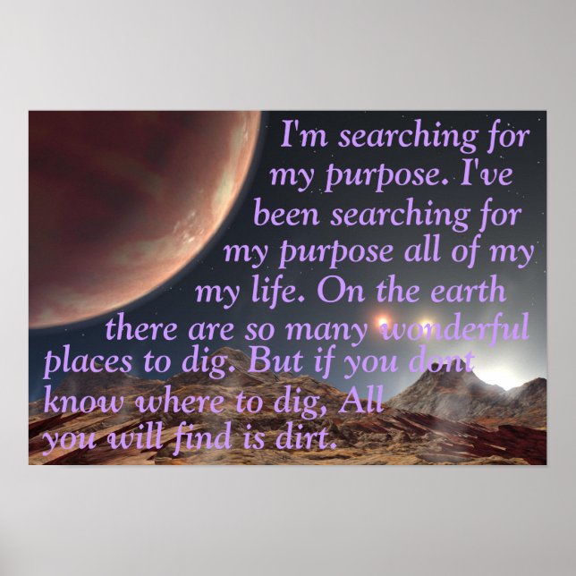 Poster Citation utile sur l'illustration du triple couche (Devant)