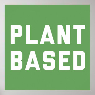 Poster Citation végétalienne basée par plante