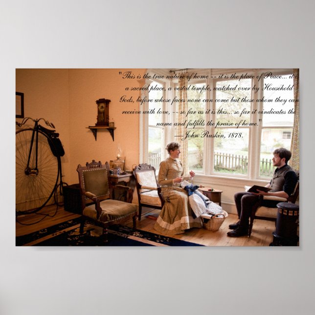 Poster Citation victorienne—nature de la maison (Devant)