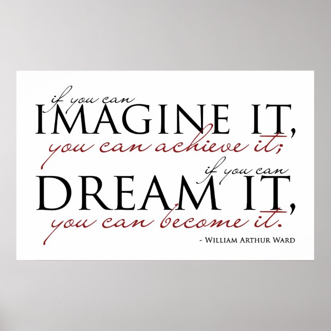 Poster Citation William Ward Imagine (Devant)