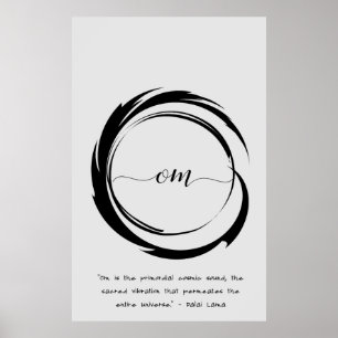 Poster Citation zen : Sagesse et méditation
